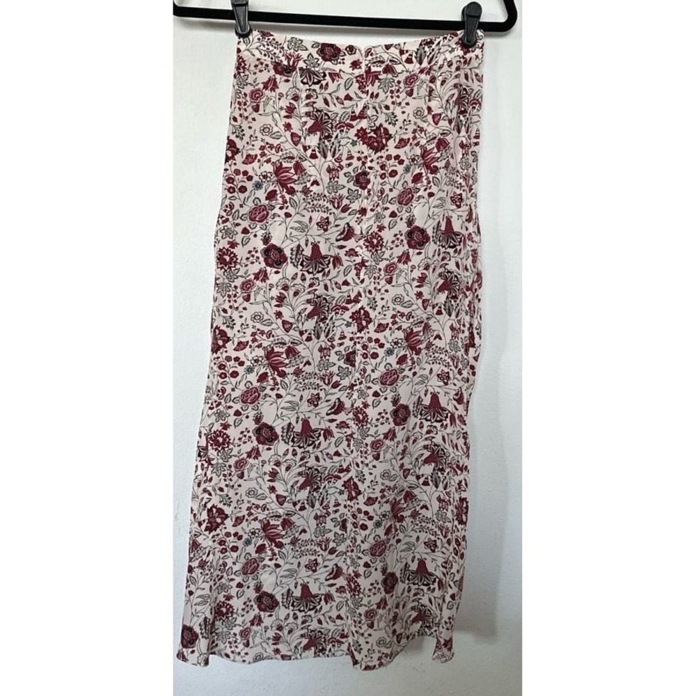 Isabel Marant Ginkinali Draped Floral-Print Silk Crepe De Chine Midi Skirt - Picture 8 of 10
